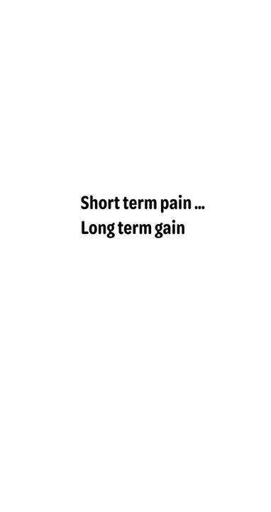 Meme - Short Term Pain