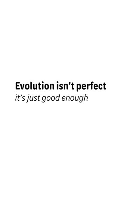 Meme - Evolution isn't perfect