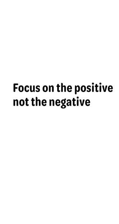 Meme - Positive Focus