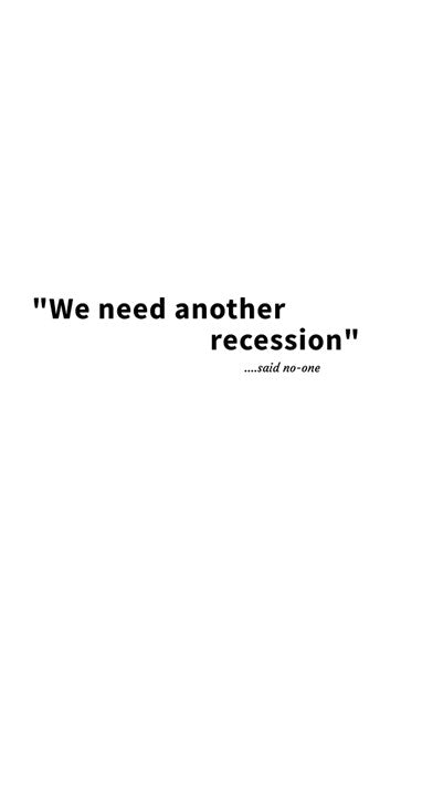 Meme - Recession