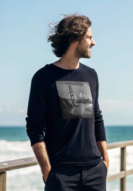 Build a bridge (alternative) - Mens Long Sleeve Tee