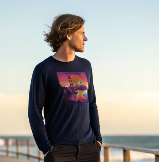 Build a bridge - Mens Long Sleeve Tee