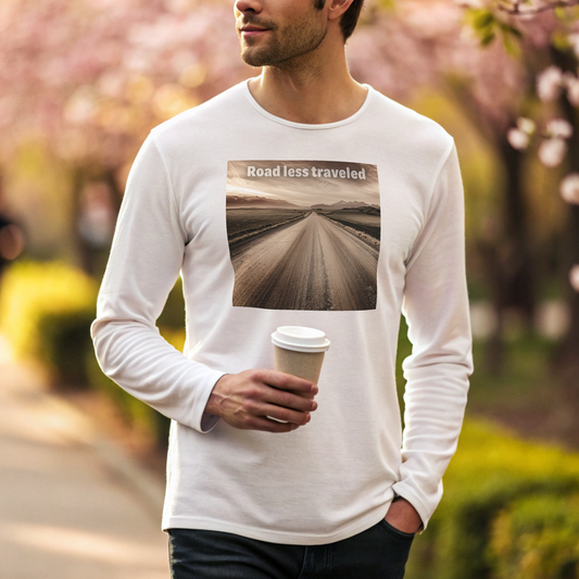 Road less traveled (alternative) - Mens Long Sleeve Tee