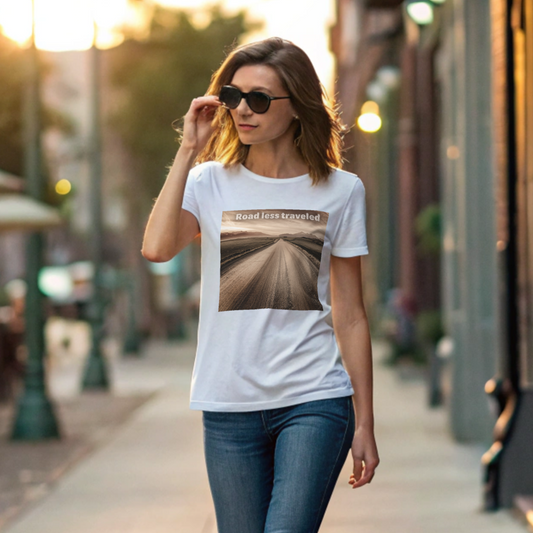 Road less traveled (alternative) - Womens T-Shirt