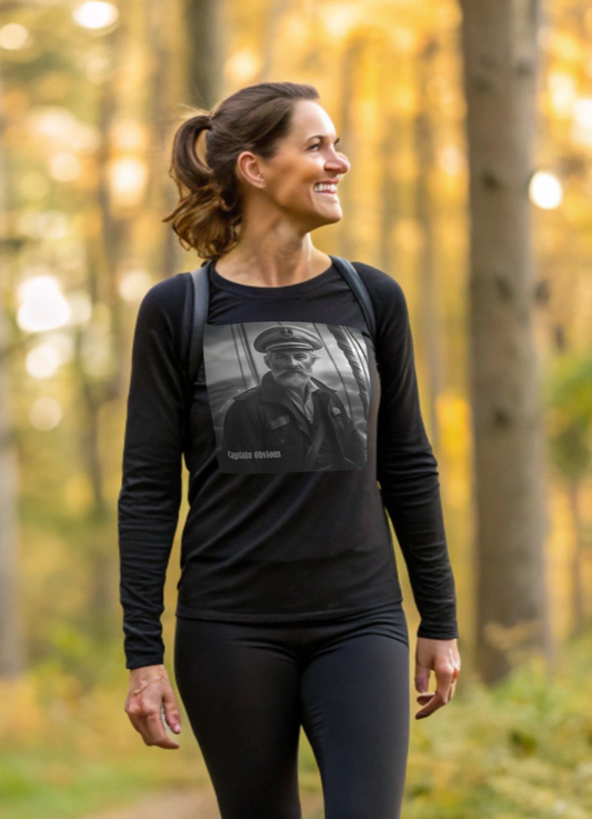 Captain obvious - Womens Long Sleeve Tee