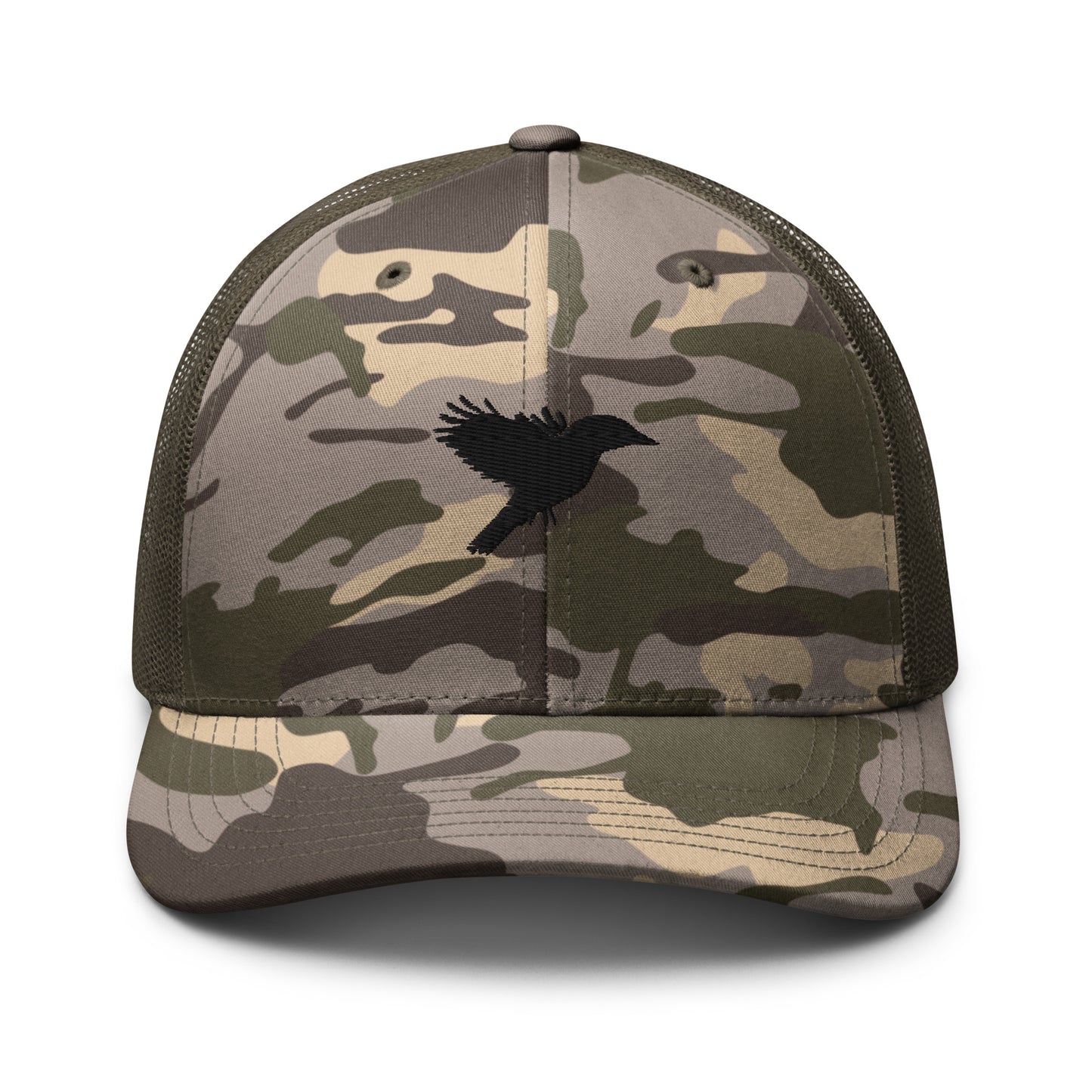 Trucker Cap - Camouflage with Black kookaburra logo