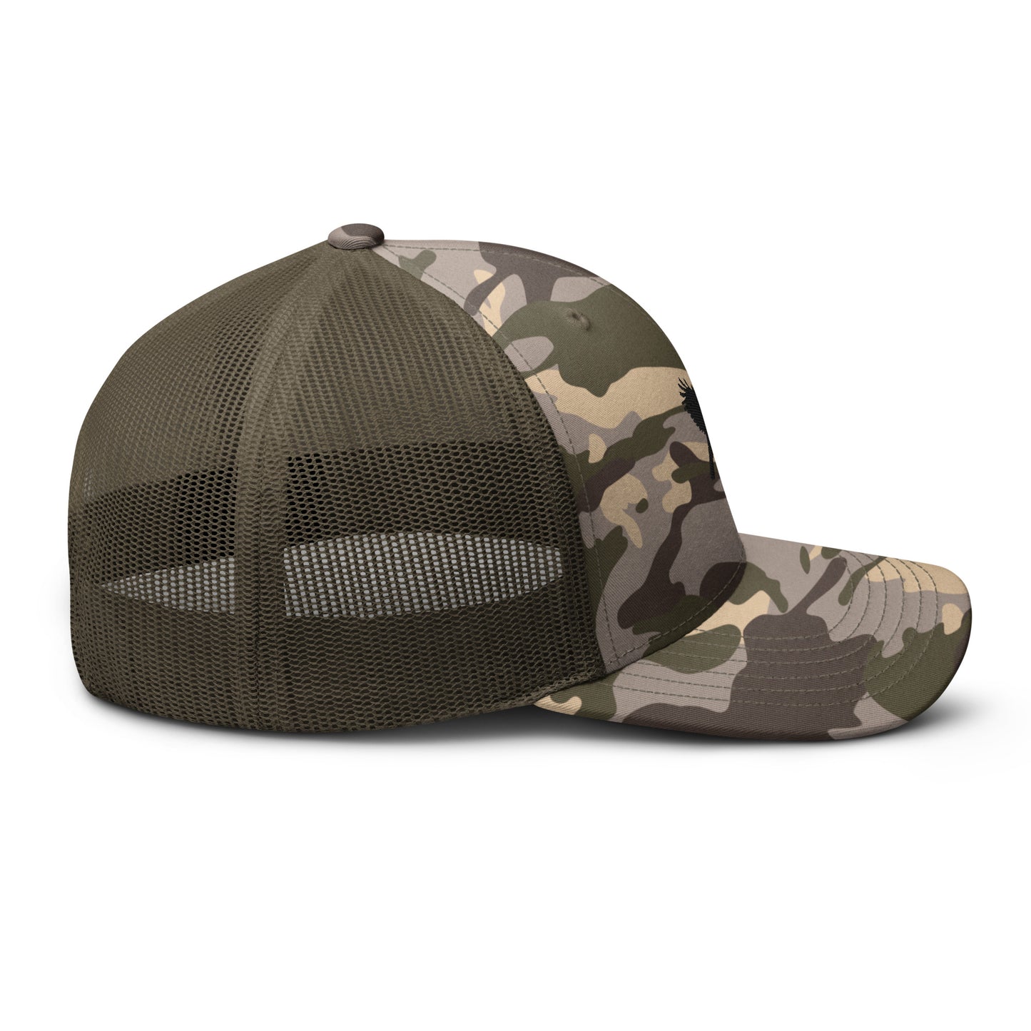 Trucker Cap - Camouflage with Black kookaburra logo