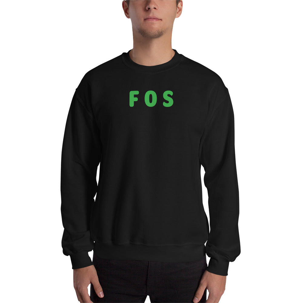 FOS - Green Text - Mens Sweatshirt