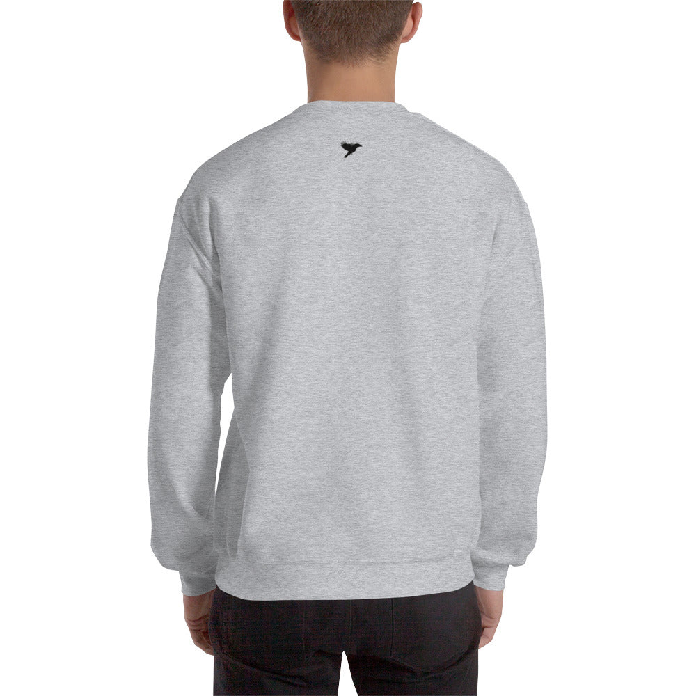 Less is more - Black Text - Mens Sweatshirt