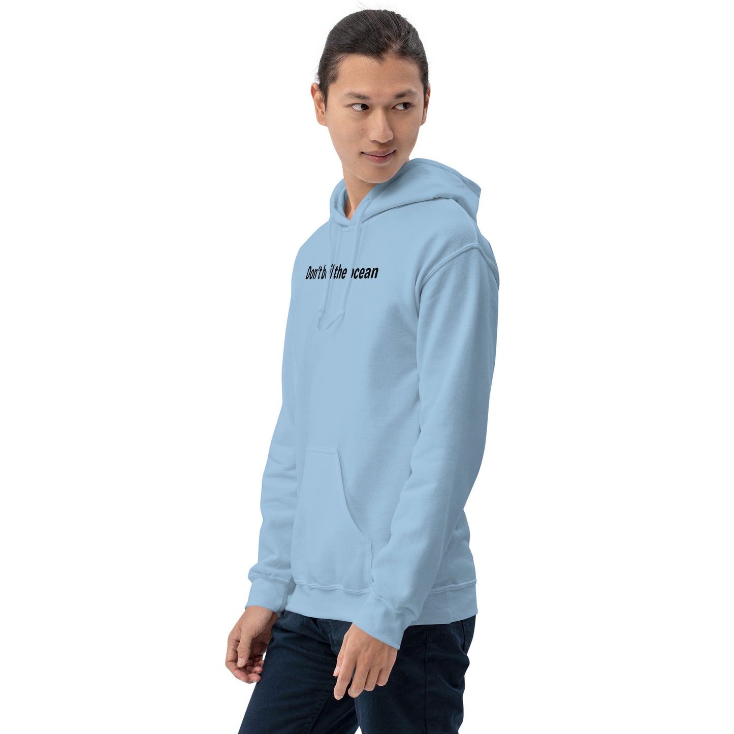 Don't boil the ocean - Black Text - Mens Hoodie