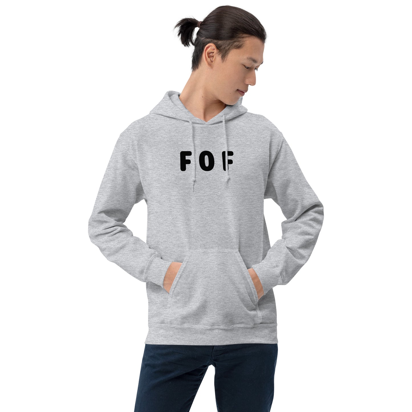 FOF - Black Text - Mens Hoodie