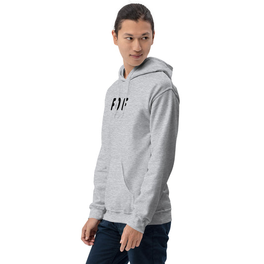 FOF - Black Text - Mens Hoodie