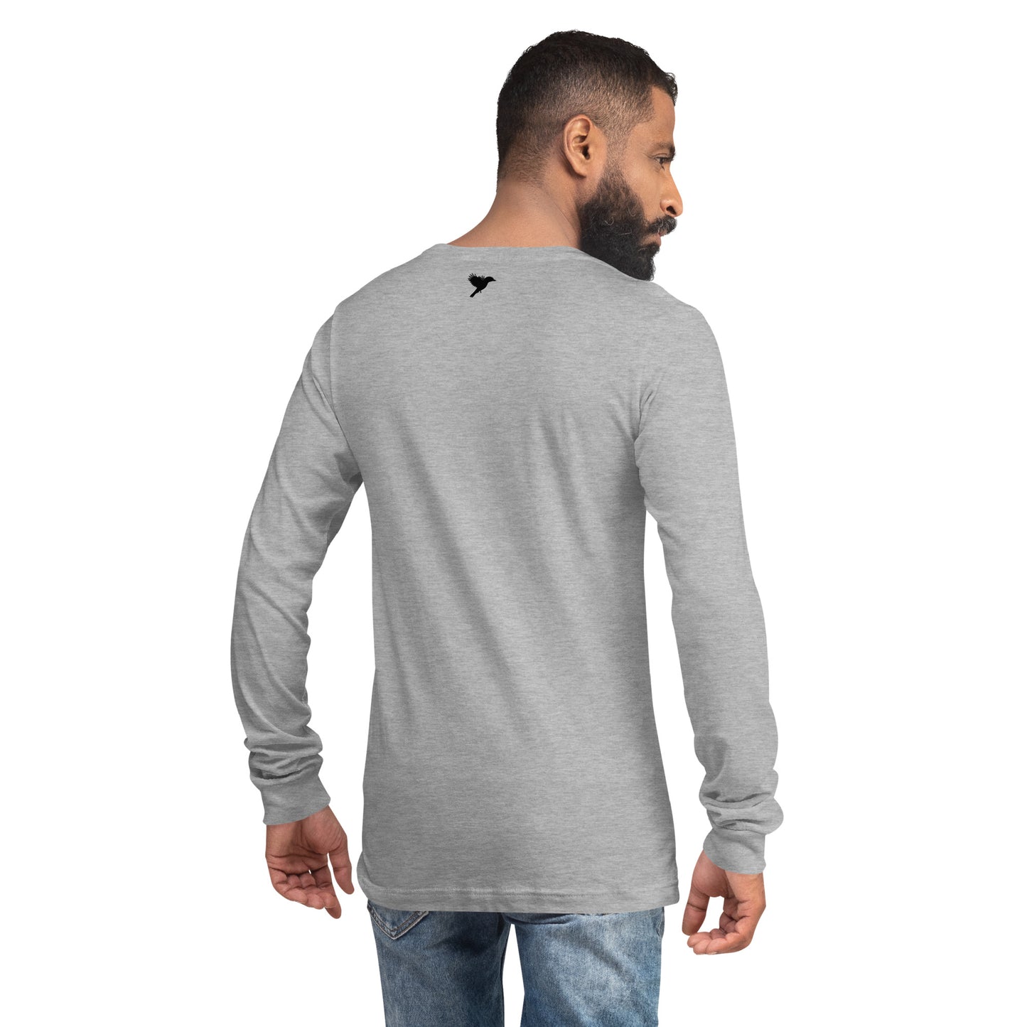 Volume control - Black text - Mens Long Sleeve Tee