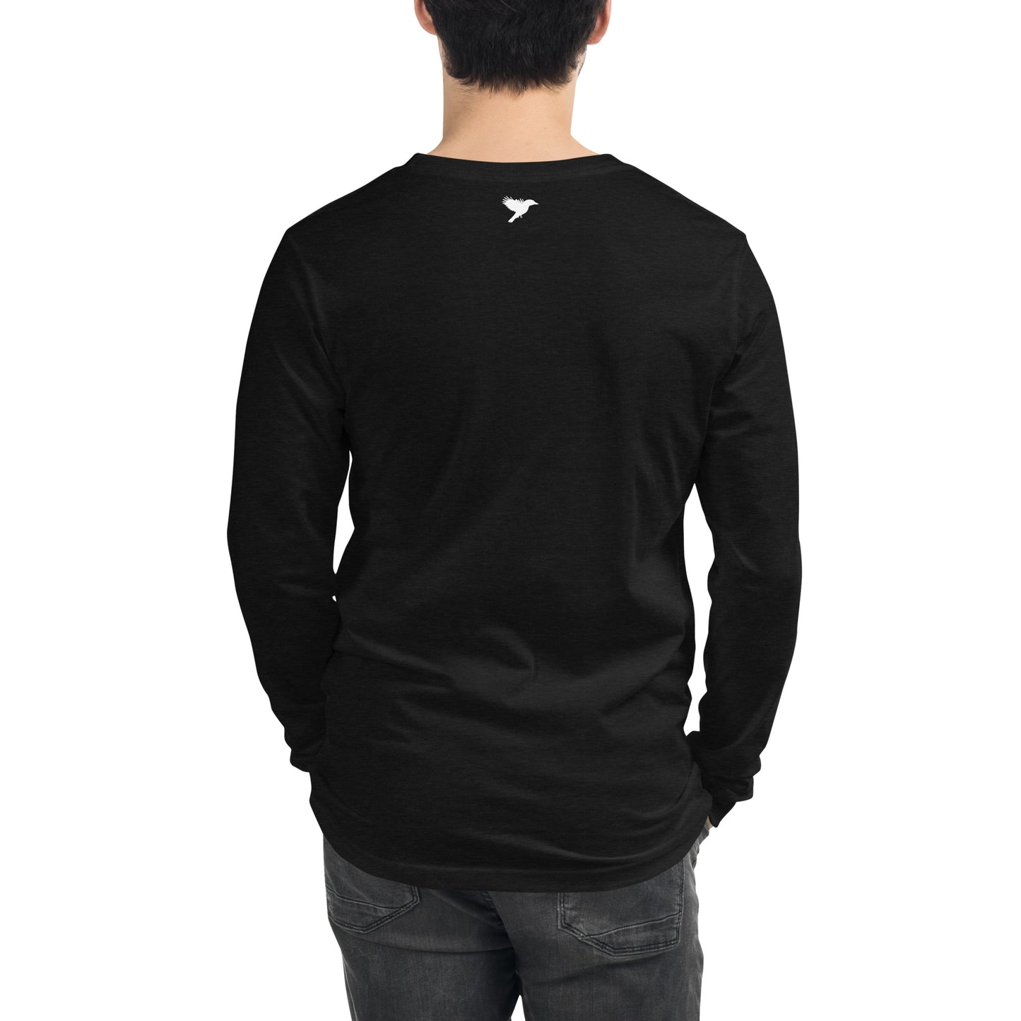 Always time for hugs - White text - Mens Long Sleeve Tee