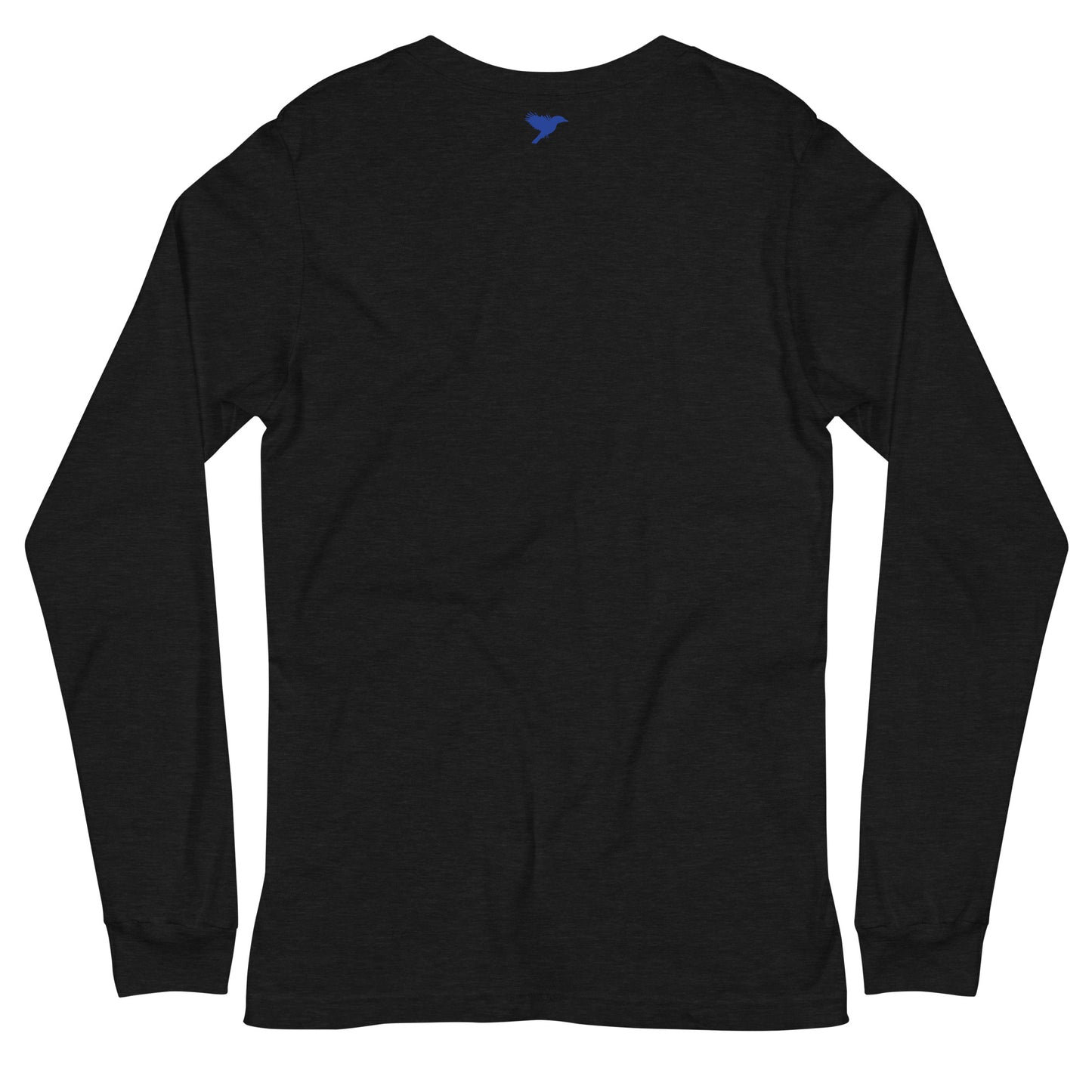 Don't poke the bear - Blue text - Mens Long Sleeve Tee