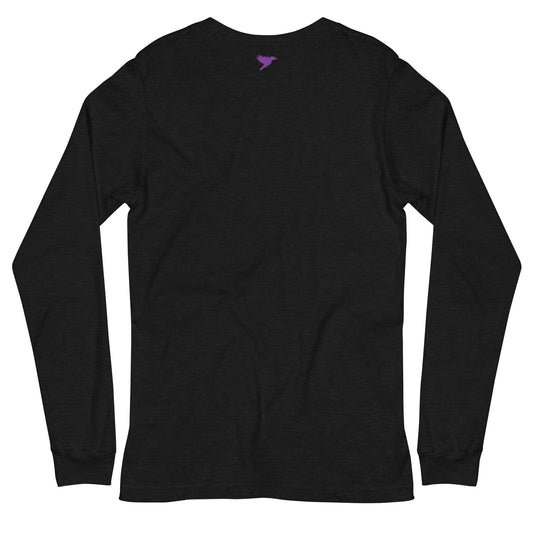 Fear - Magenta text - Mens Long Sleeve Tee