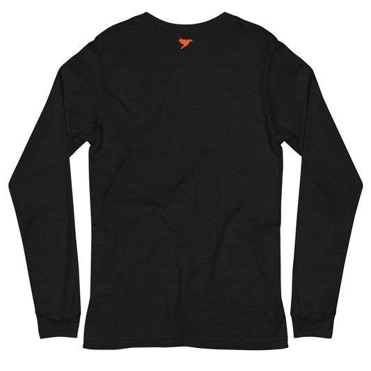 Change roll with it - Orange text - Mens Long Sleeve Tee