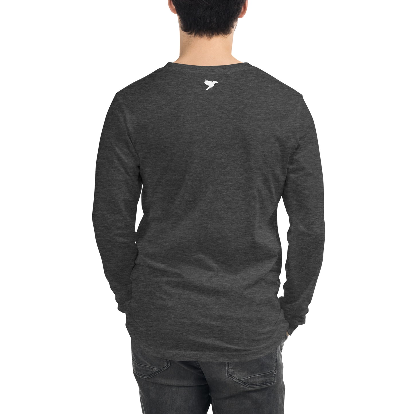 Always time for hugs - White text - Mens Long Sleeve Tee