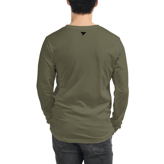 Product of - Black text - Mens Long Sleeve Tee