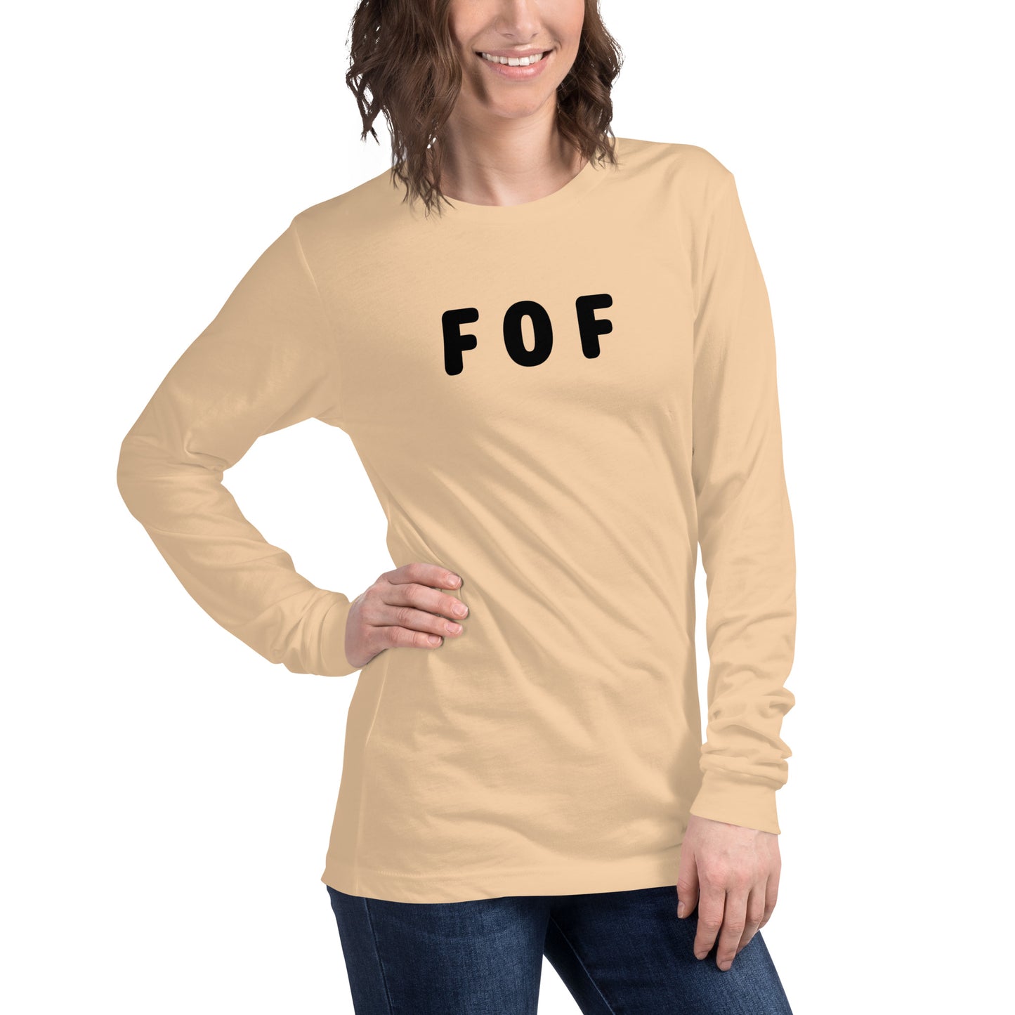 FOF - Black text - Womens Long Sleeve Tee