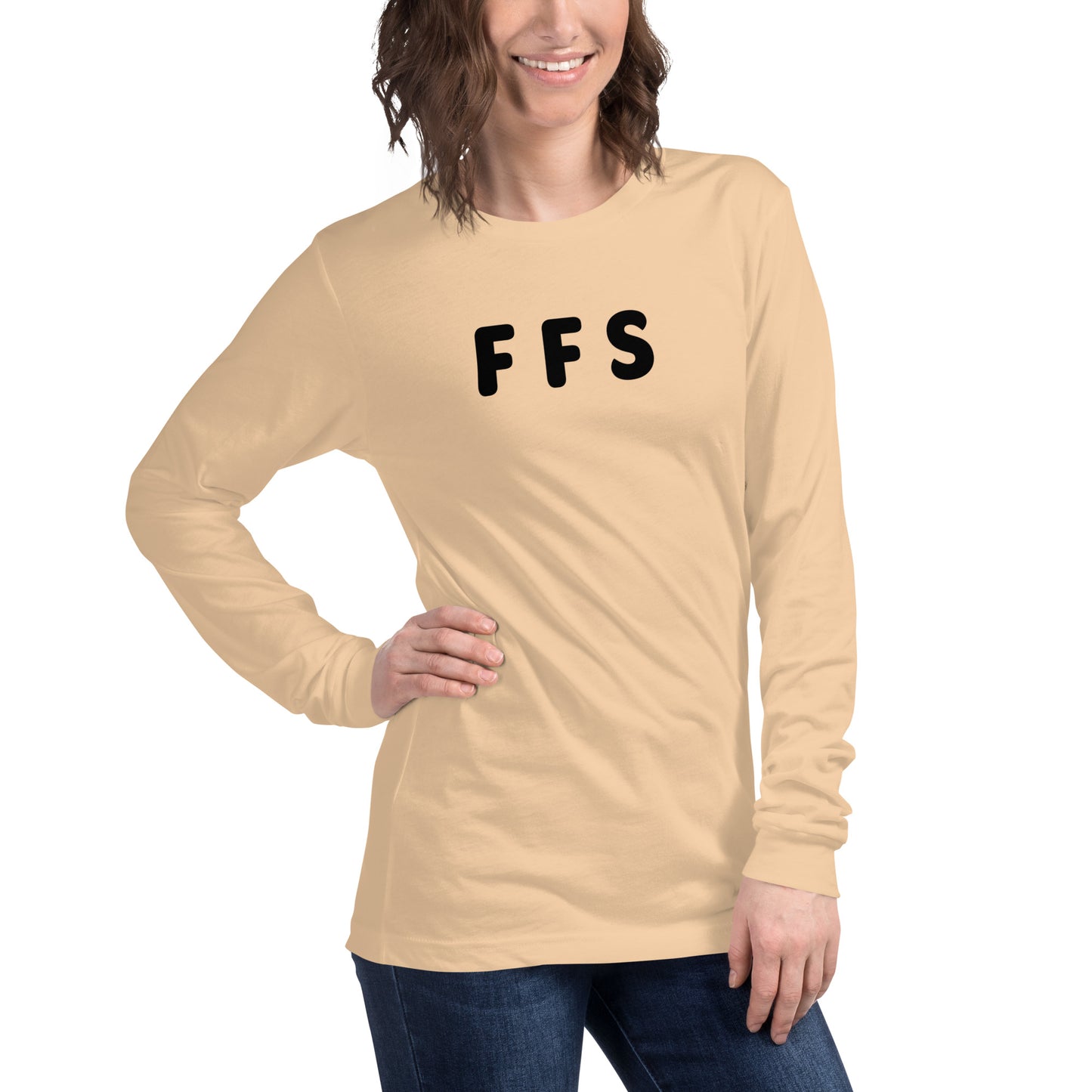 FFS - Black text - Womens Long Sleeve Tee