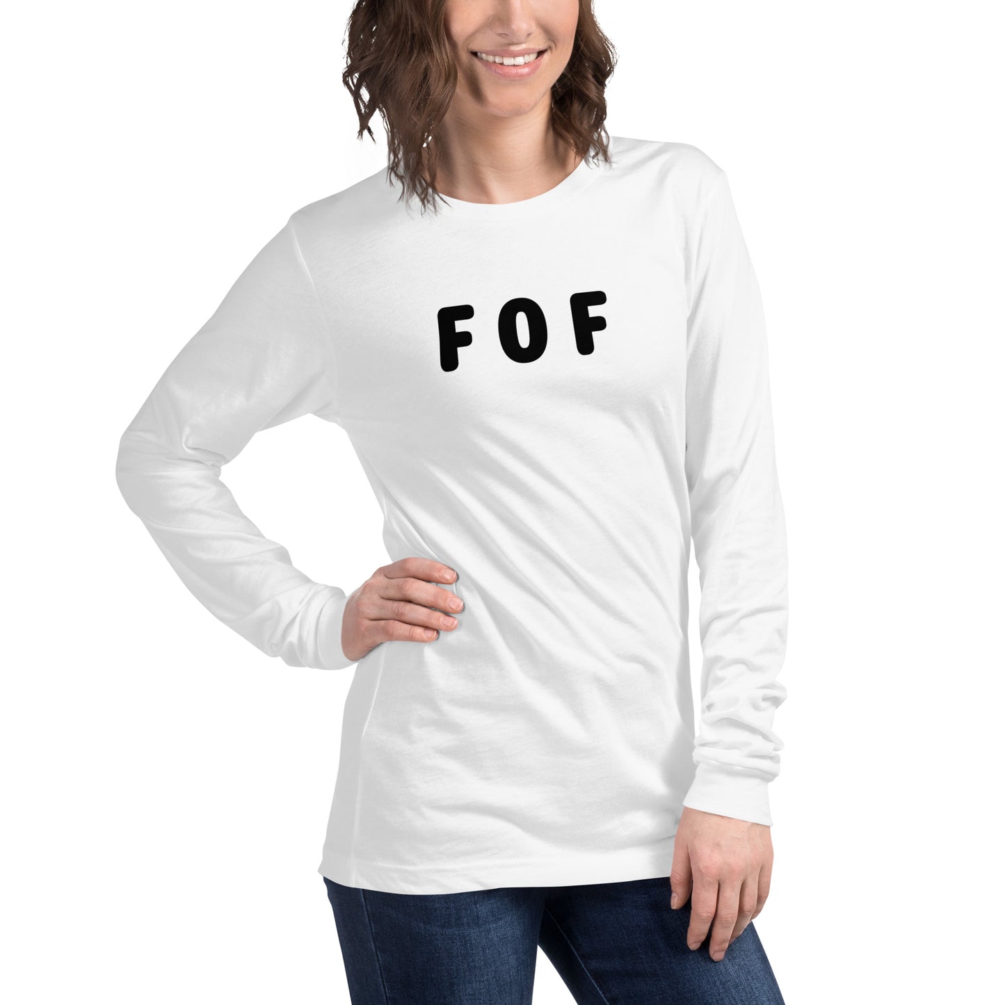 FOF - Black text - Womens Long Sleeve Tee