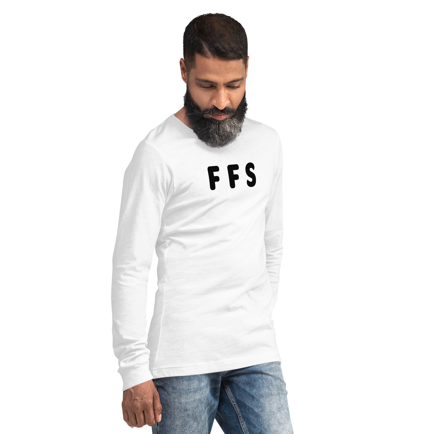 FFS - Black text - Mens Long Sleeve Tee