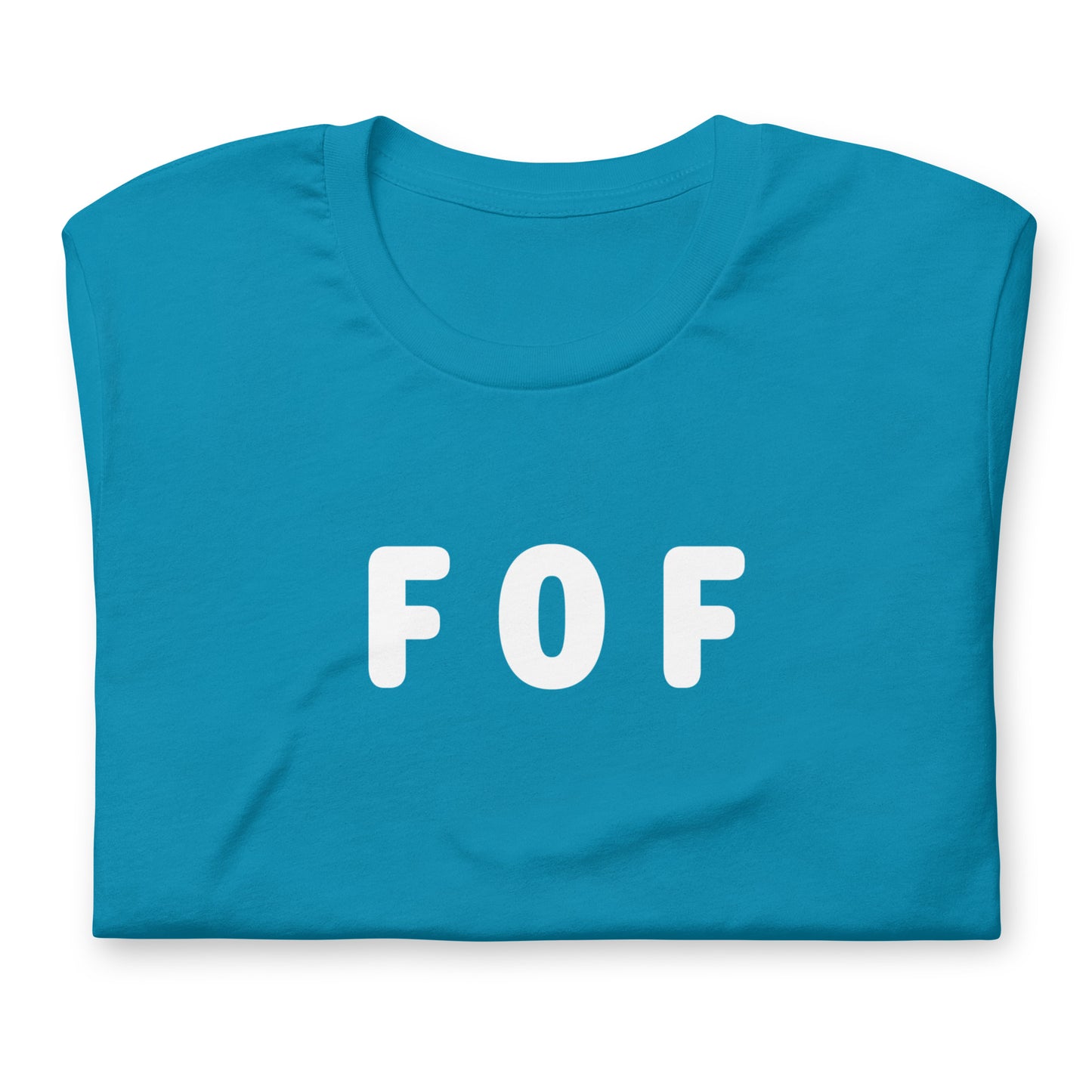 FOF - White Text - Mens T-Shirt