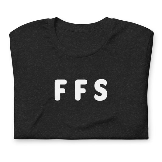 FFS - White Text - Mens T-Shirt