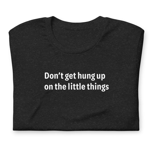 Little things - White Text - Womens T-Shirt