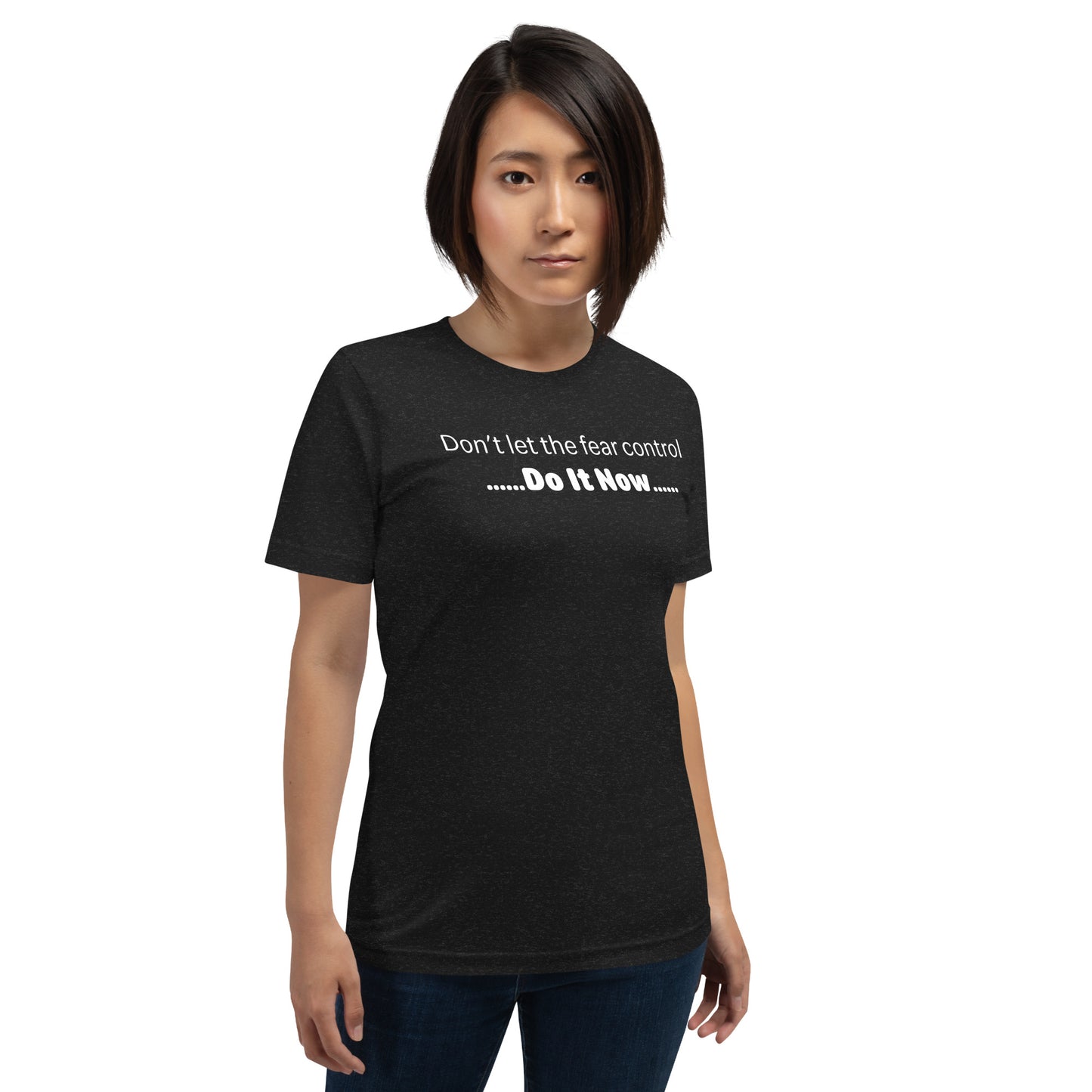 Fear - White Text - Womens T-Shirt