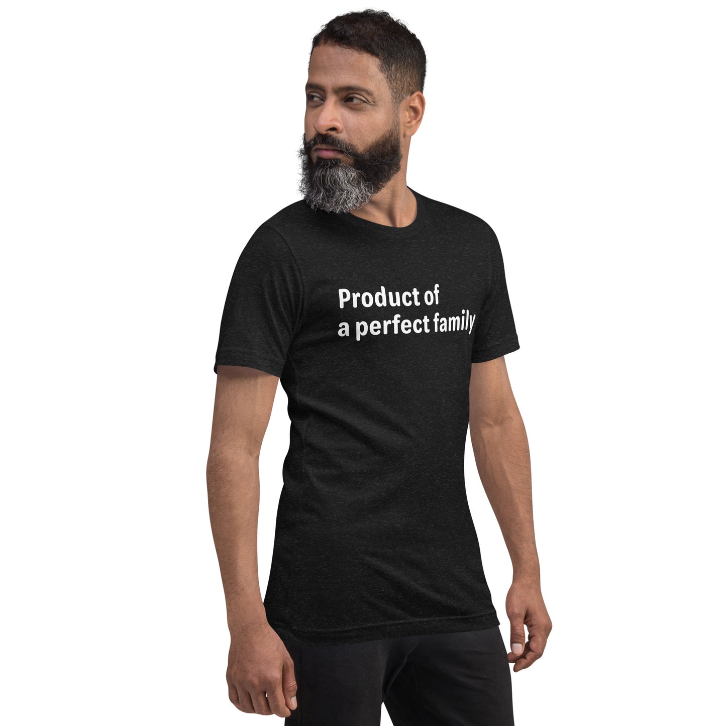 Product of - White Text - Mens T-Shirt