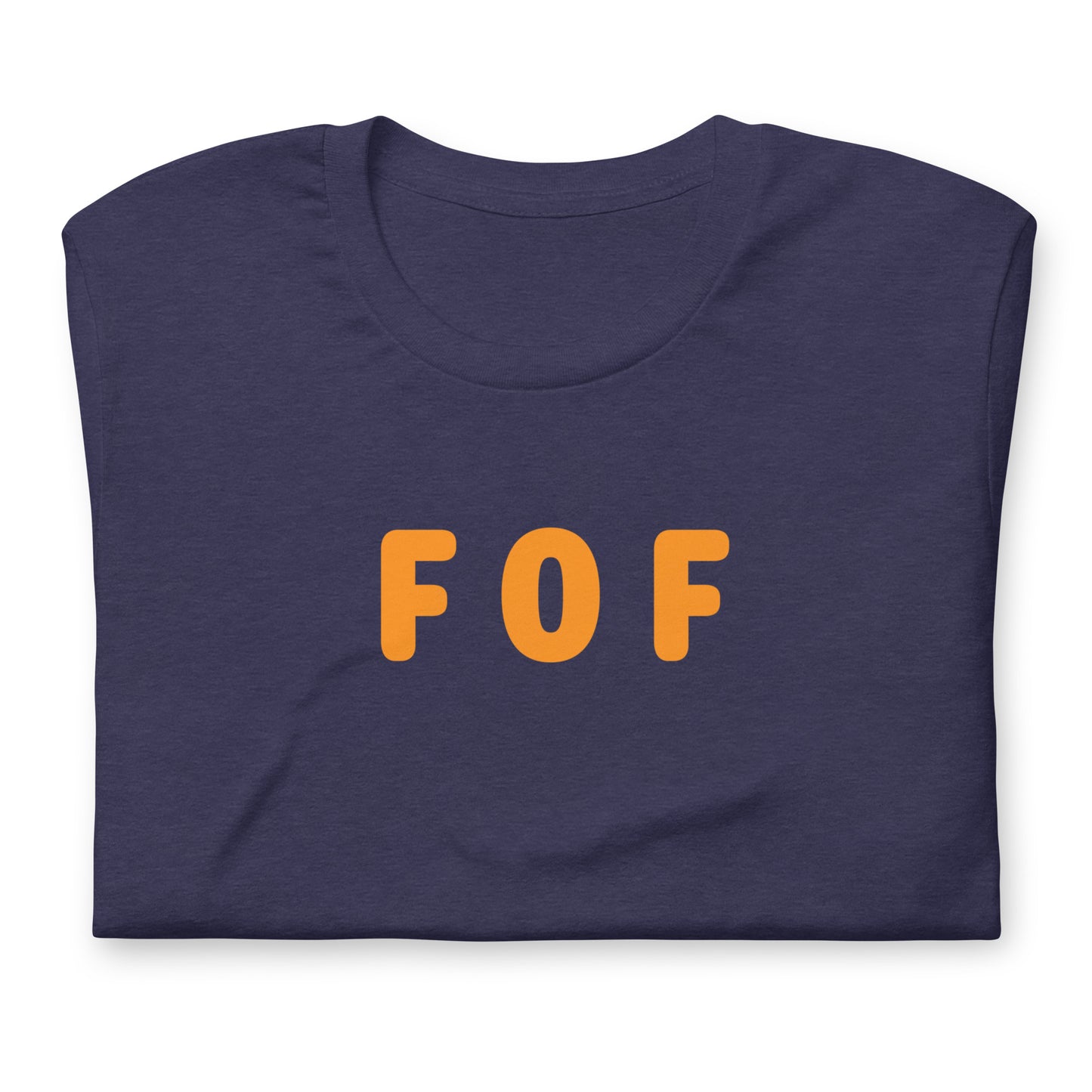 FOF - Orange Text - Mens T-Shirt