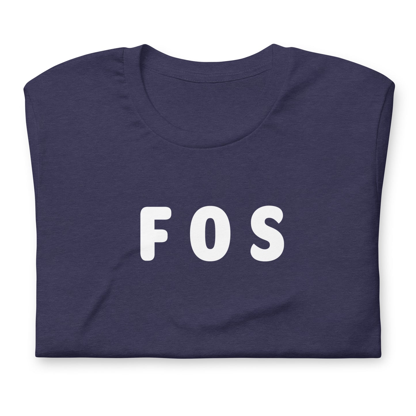 FOS - White Text - Mens T-Shirt