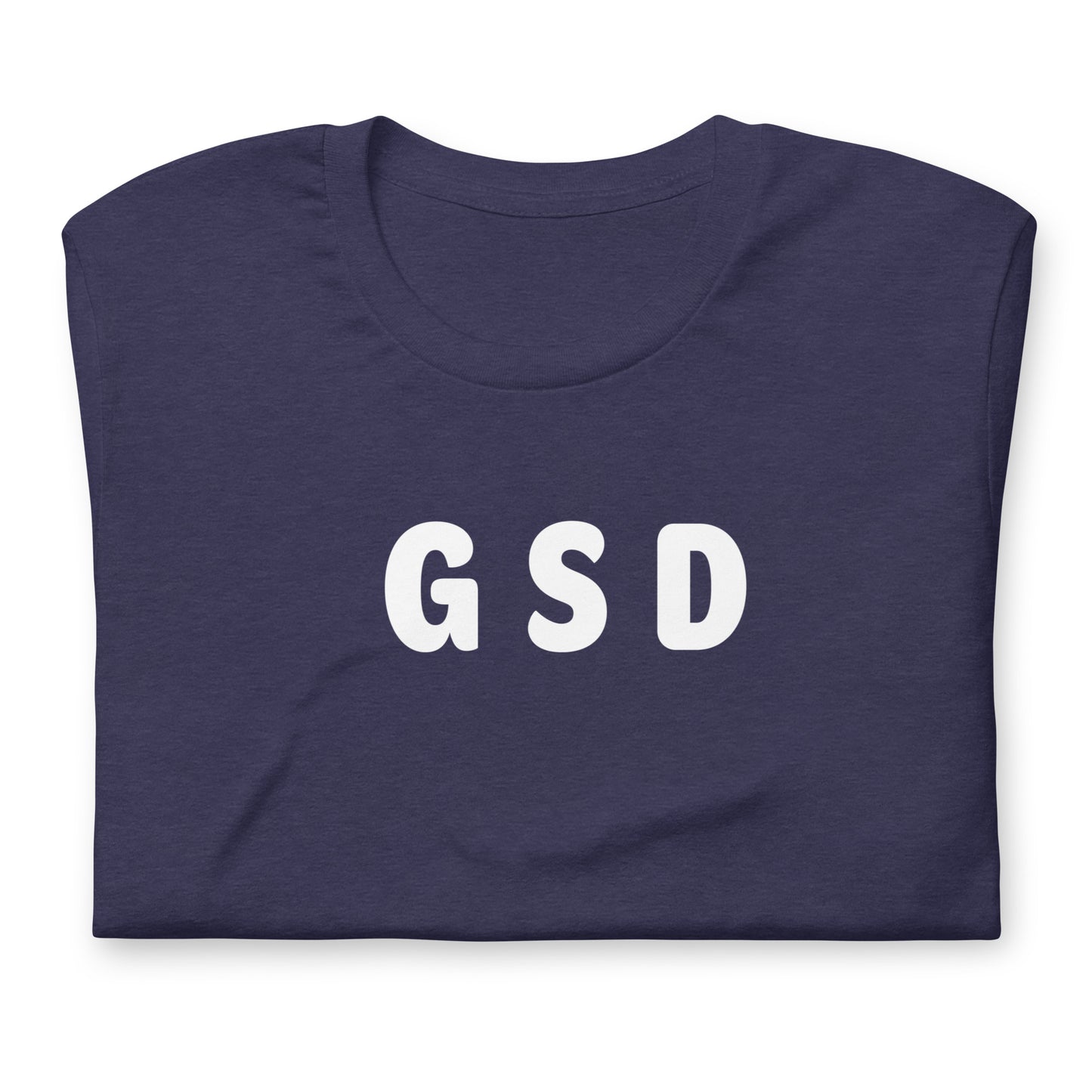 GSD - White Text - Mens T-shirt