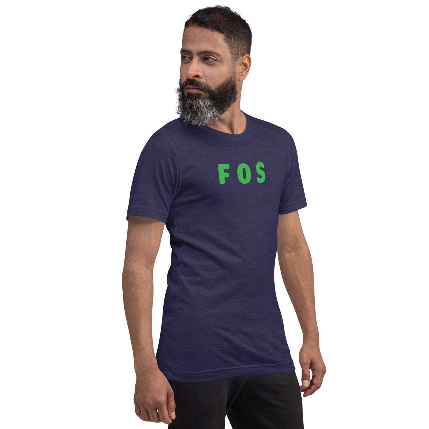 FOS - Green Text - Mens T-Shirt