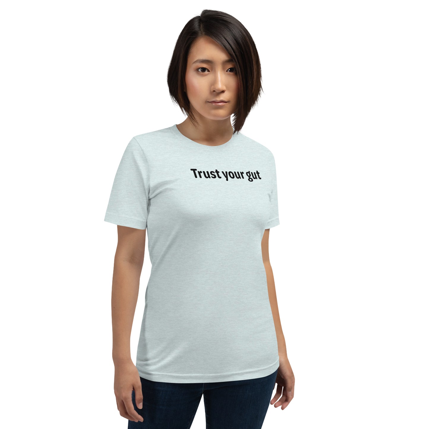 Trust your gut - Black Text - Womens T-Shirt