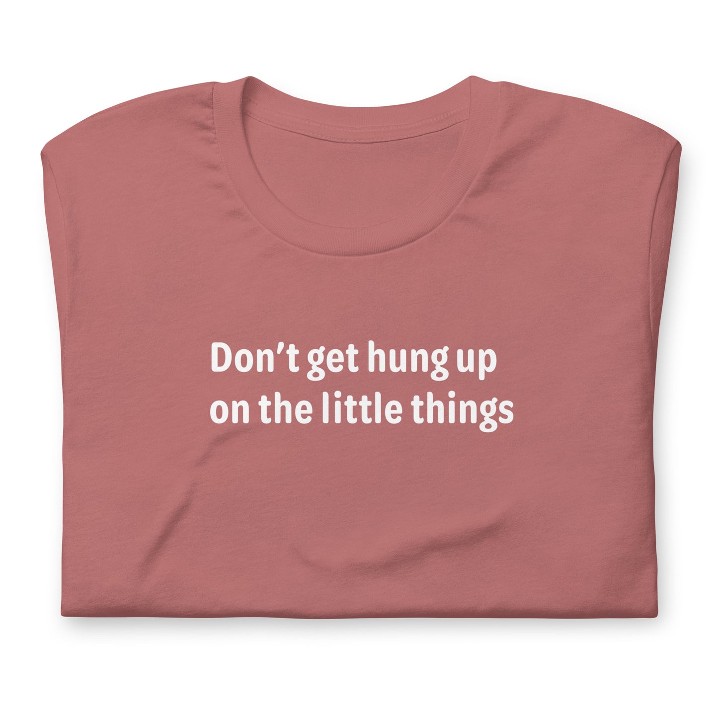 Little things - White Text - Womens T-Shirt