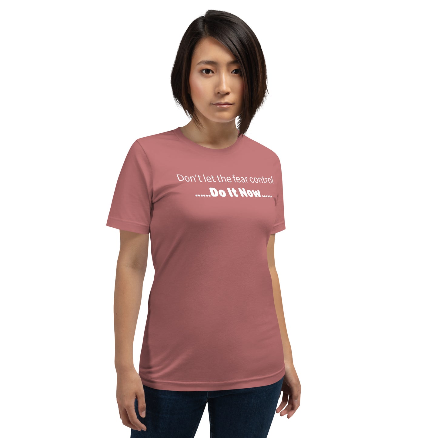 Fear - White Text - Womens T-Shirt