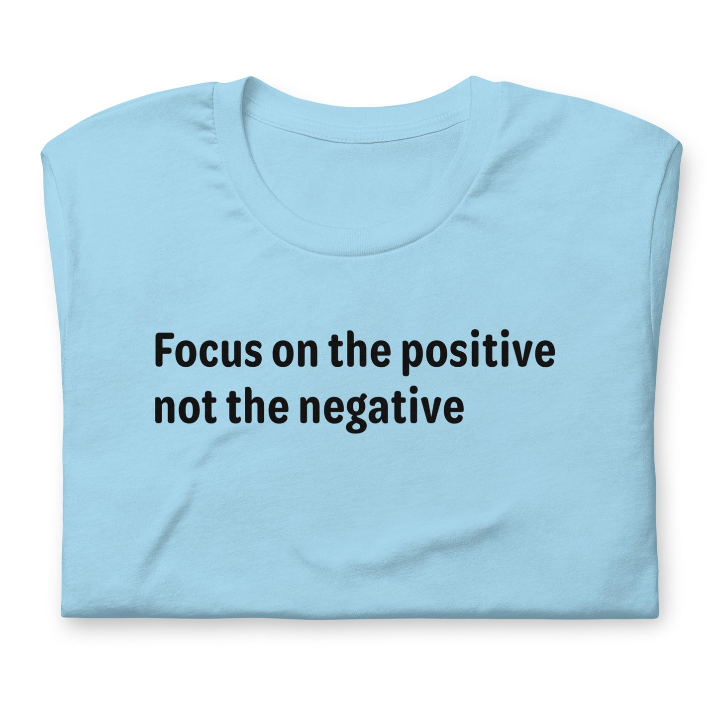 Positive Focus - Black Text - Womens T-Shirt