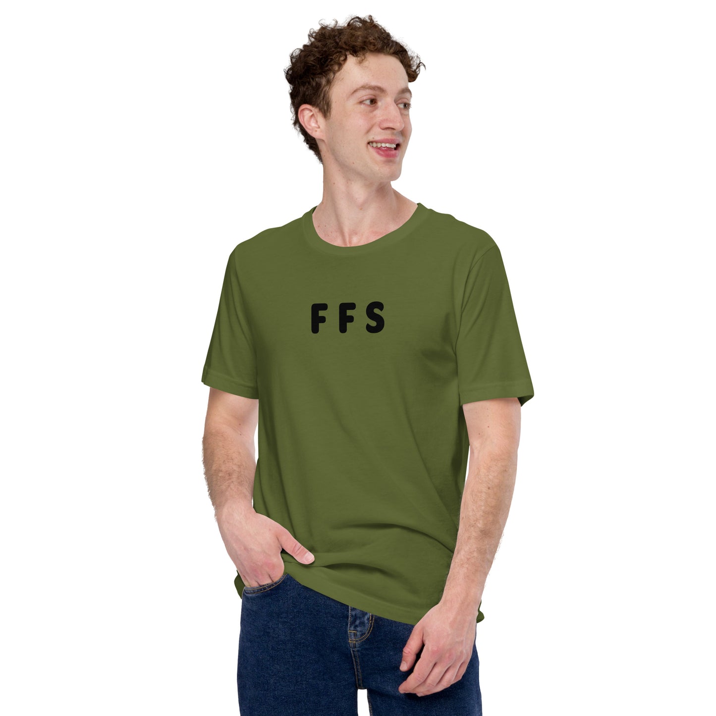 FFS - Black Text - Mens T-Shirt