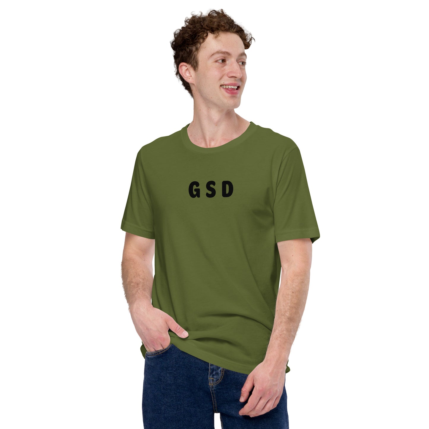 GSD - Black Text - Mens T-shirt