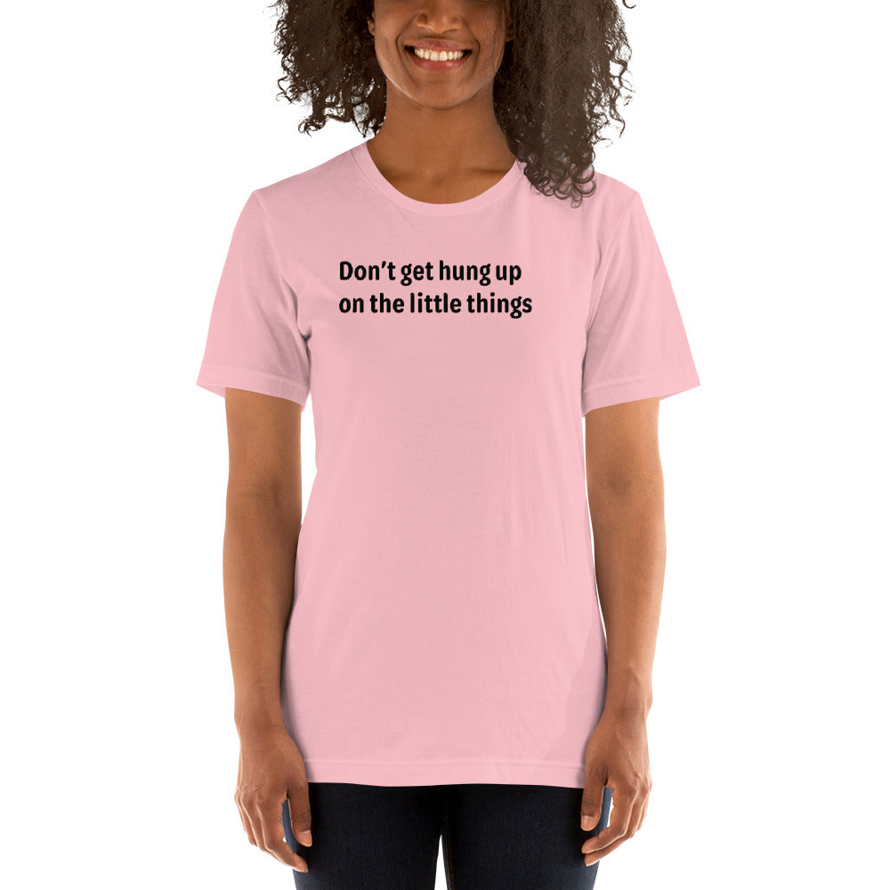 Little things - Black Text - Womens T-Shirt