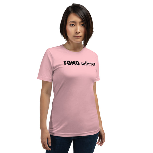 FOMO sufferer - Black Text - Womens T-Shirt