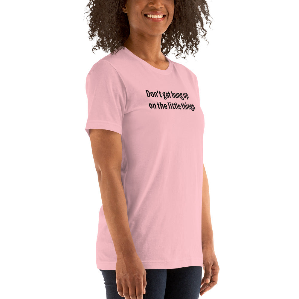 Little things - Black Text - Womens T-Shirt