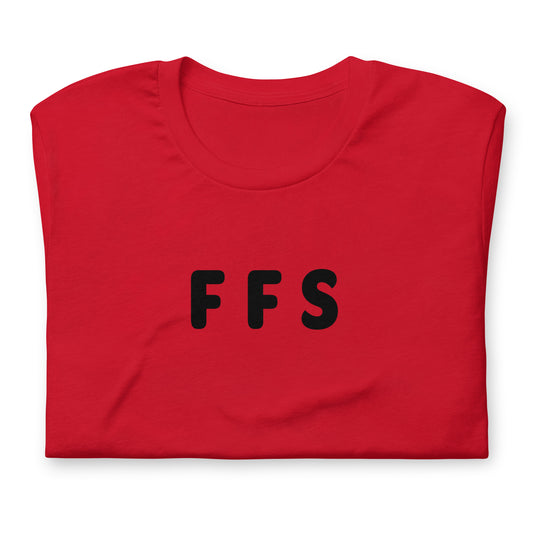 FFS - Black Text - Mens T-Shirt