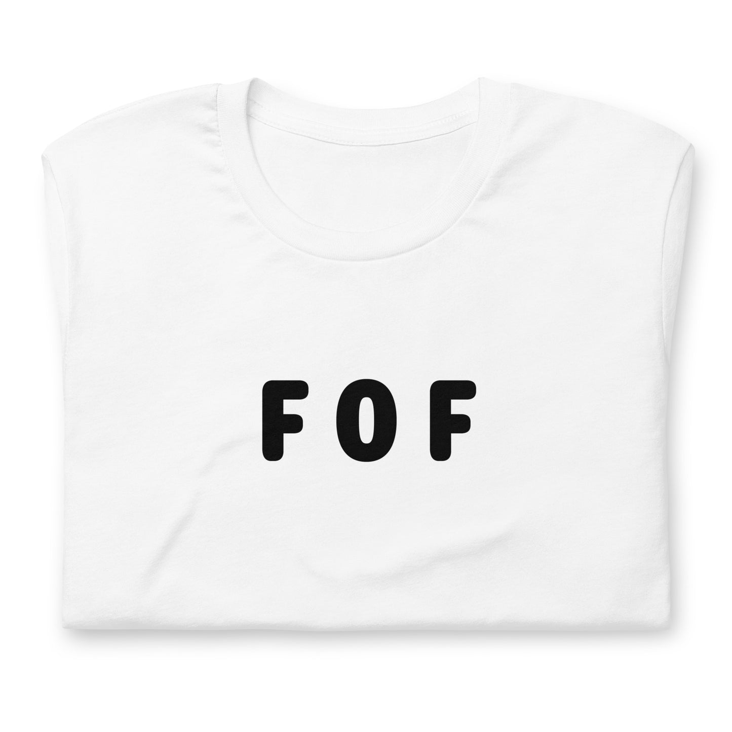 FOF - Black Text - Mens T-Shirt