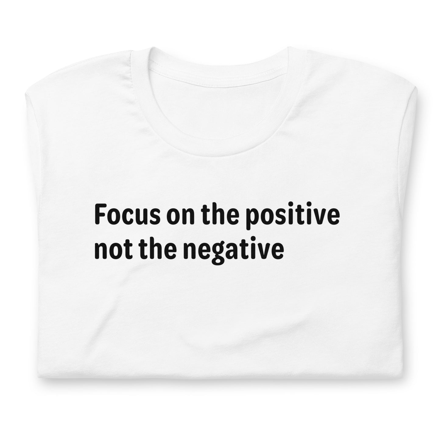 Positive Focus - Black Text - Womens T-Shirt