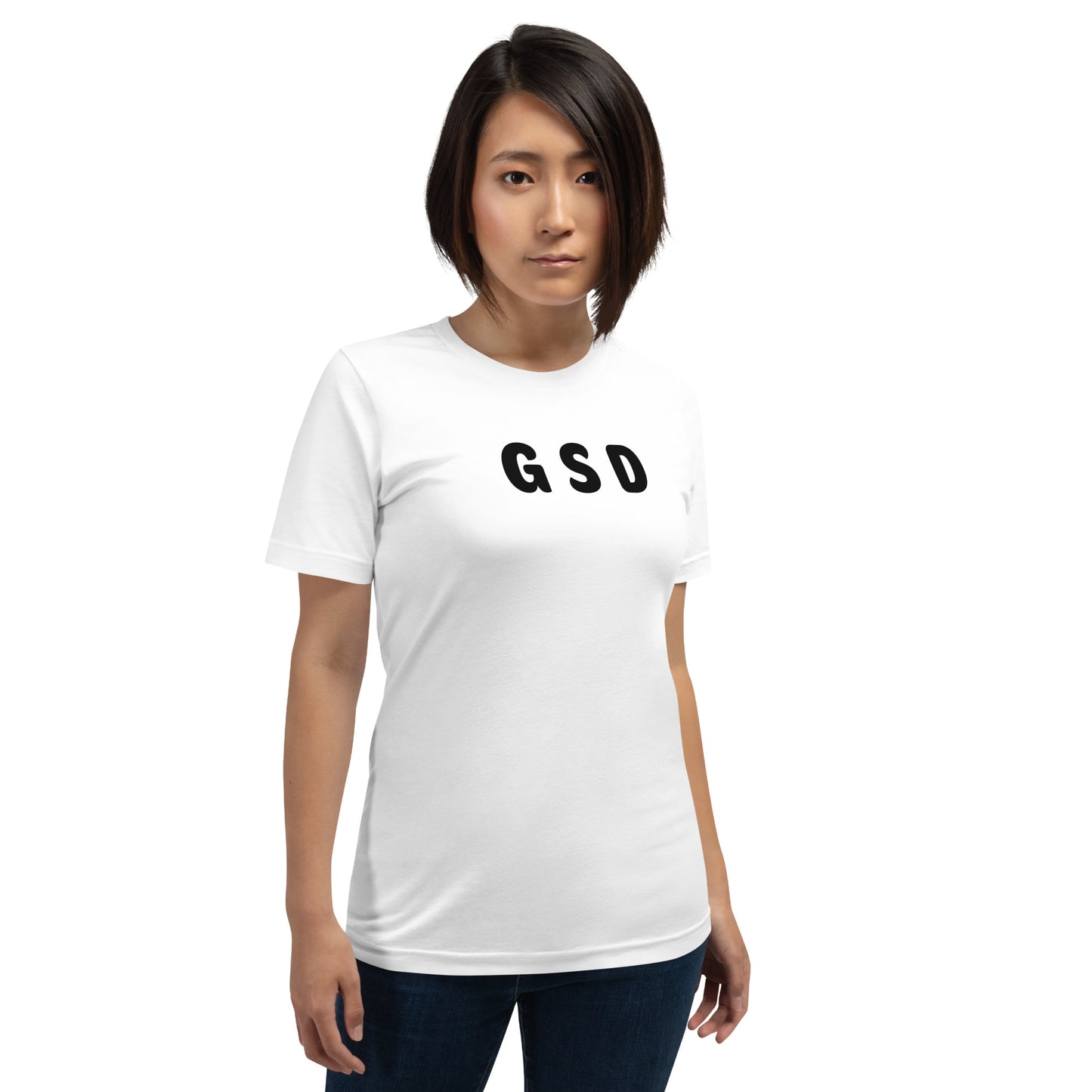 GSD - Black Text - Womens T-Shirt