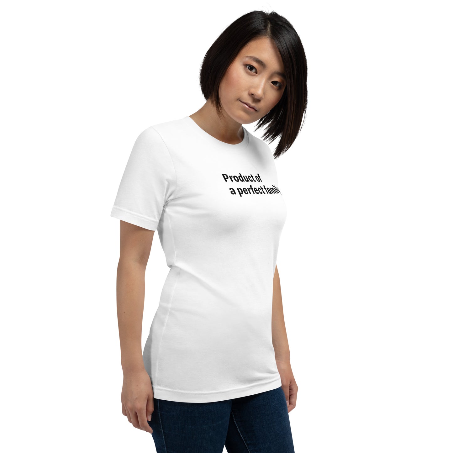 Product of - Black Text - Womens T-Shirt